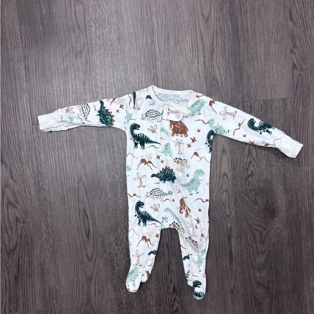 Set of three: (LtoR) 0-3mo Emporio Baby, 3mo Carhartt & 3mo Member’s Mark Onsies